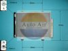 AUTO AIR GLOUCESTER 16-5267 Condenser, air conditioning